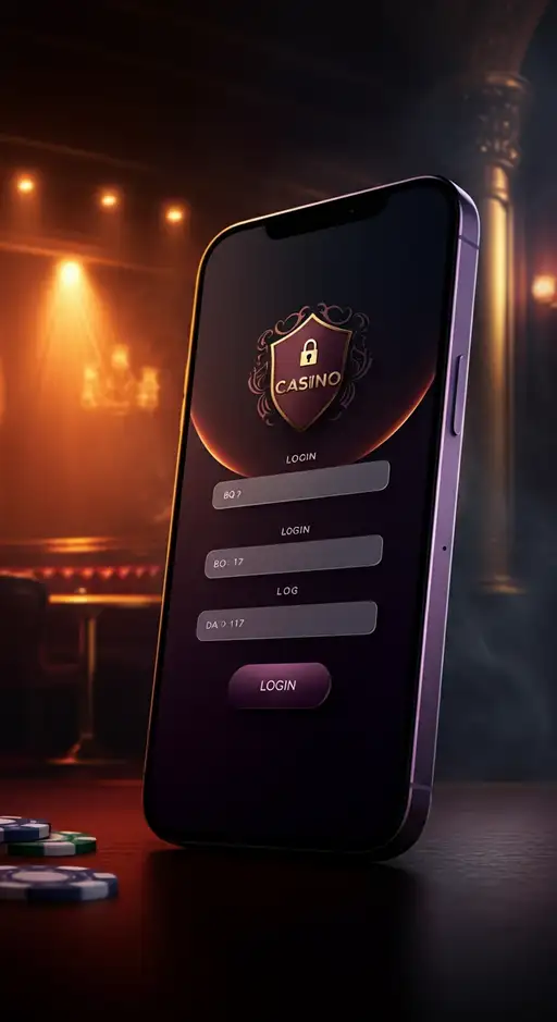 Interfaccia di accesso di Legiano Casino con campi per email e password, simboleggiante sicurezza e accesso rapido al tuo conto gioco.